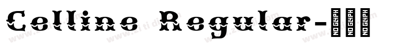 Celline Regular字体转换